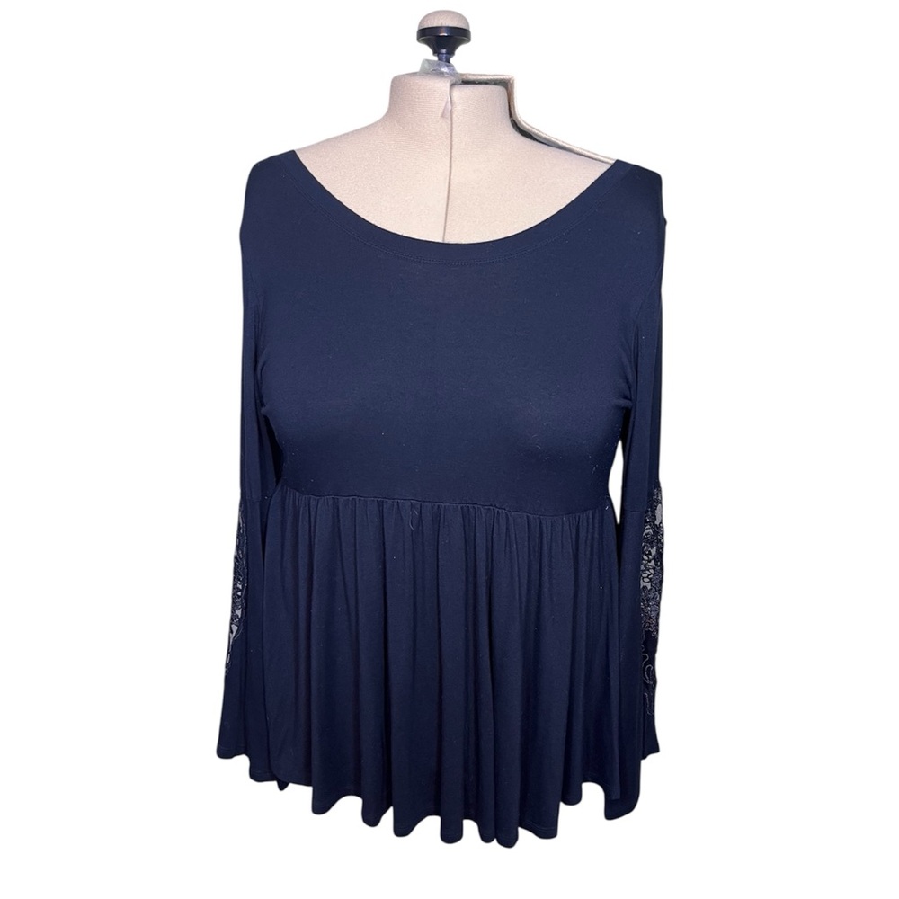 Torrid Black Bell Sleeve Top